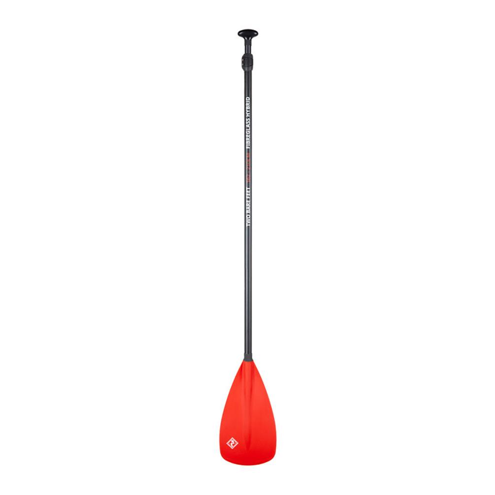 Two Bare Feet 2 Piece Fibreglass Hybrid SUP Paddle - Red Extra Image 3